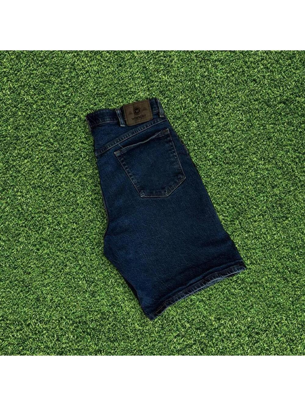 Vintage Wrangler Dark Blue Denim Shorts Jorts Size 34